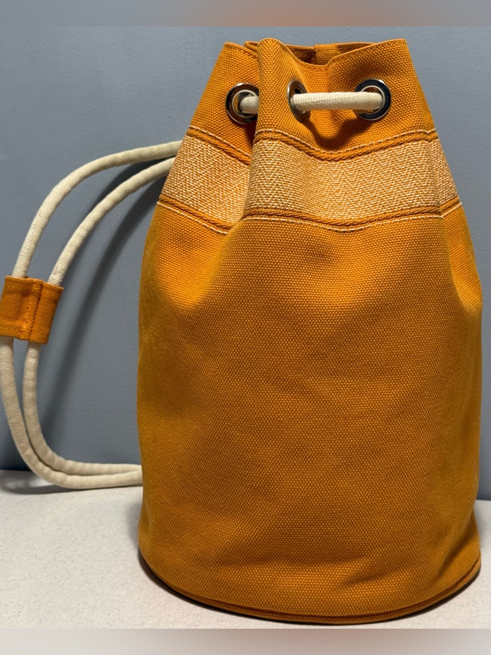 Hermès Sac Marine Recif Cotton Canvas